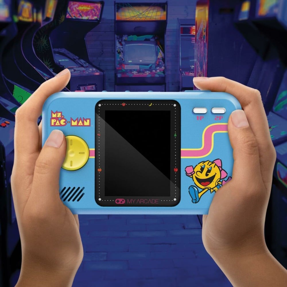 Tragbare Spielekonsole My Arcade Pocket Player PRO - Ms. Pac-Man Retro Games Blau