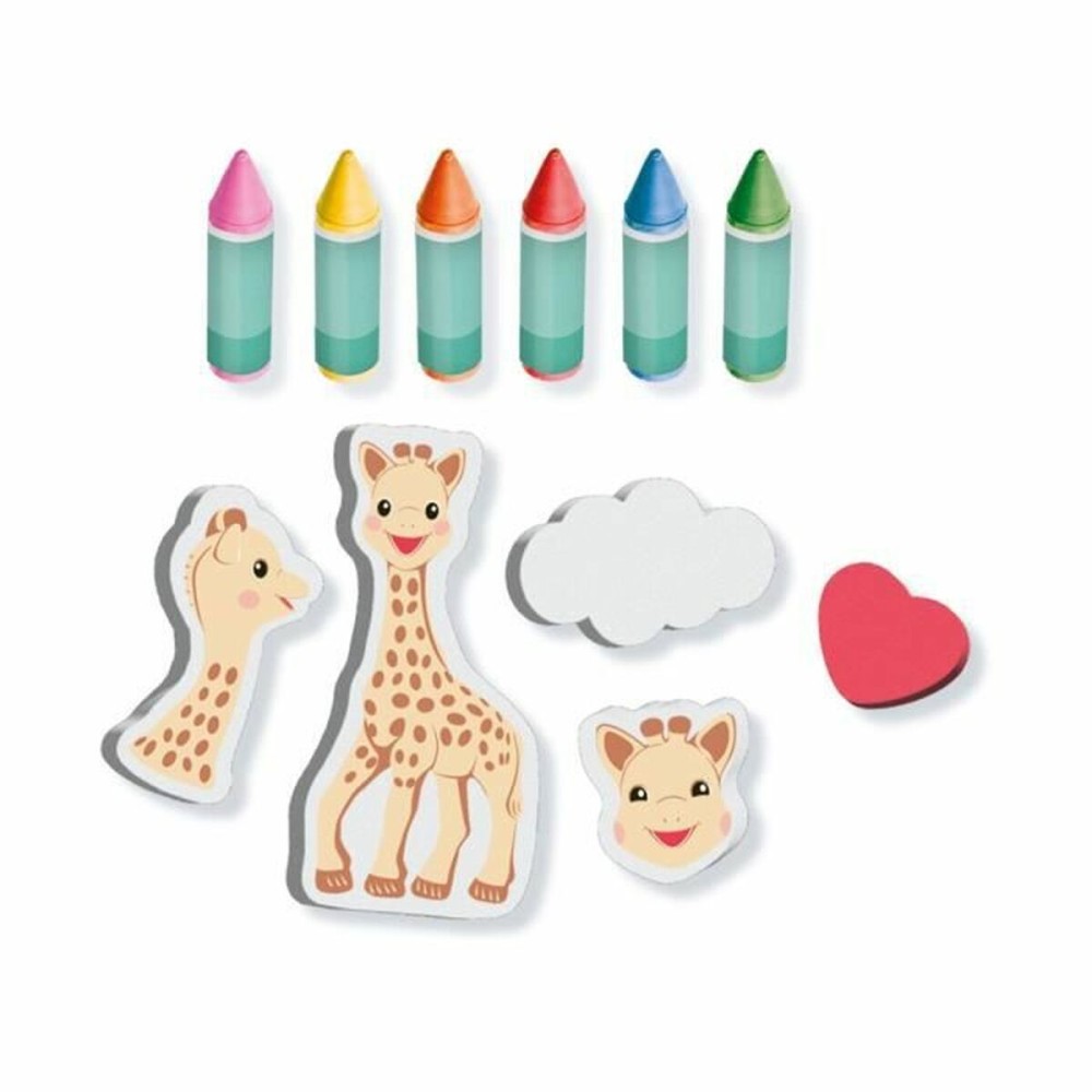 Crayons gras de couleur SES Creative Sophie La Girafe Bain et douche