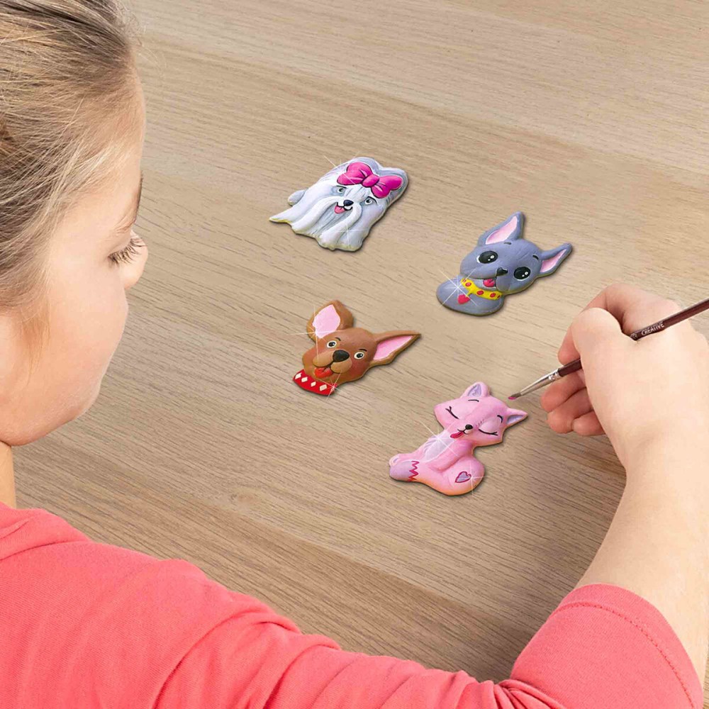 Craft Game SES Creative Plaster casting dogs and cats