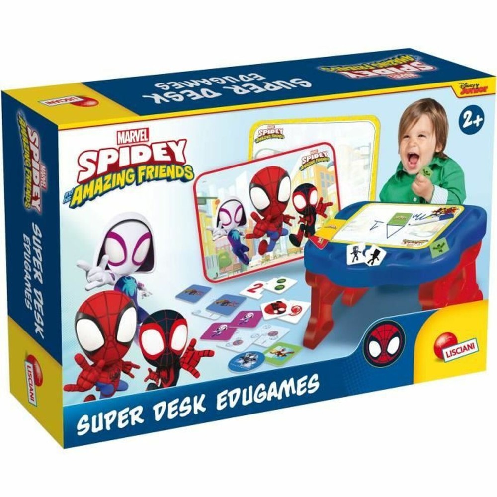 Jeu de société Lisciani Giochi Spidey Super desk (Inglés, Alemán)