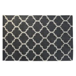 Teppich DKD Home Decor 160 x 230 x 2 cm Grau Polyester Ethnisch