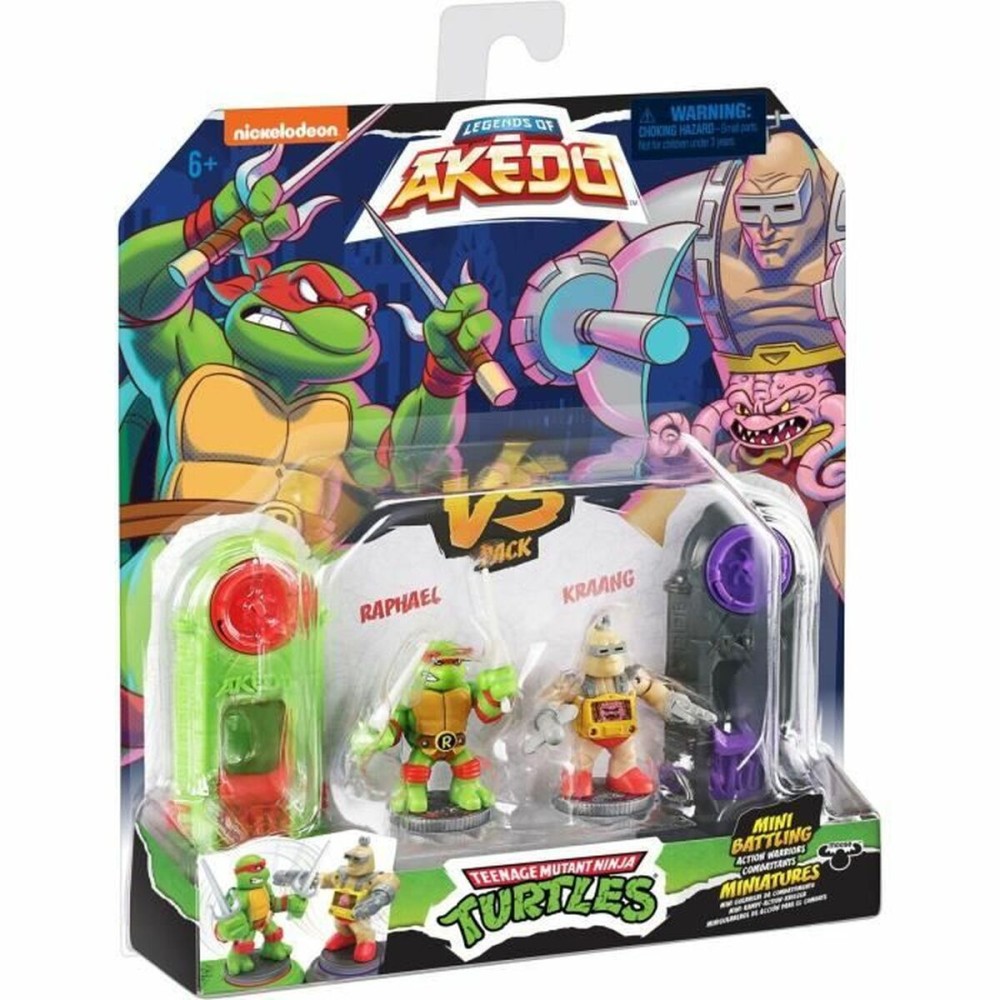 Combat figures Teenage Mutant Ninja Turtles Legends of Akedo:  Raphael vs Kraang