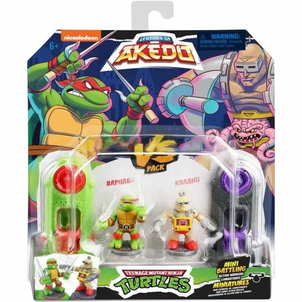 Combat figures Teenage Mutant Ninja Turtles Legends of Akedo:  Raphael vs Kraang