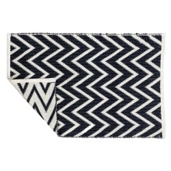 Carpet DKD Home Decor Polyester Zigzag Bicoloured 160 x 230 x 1 cm