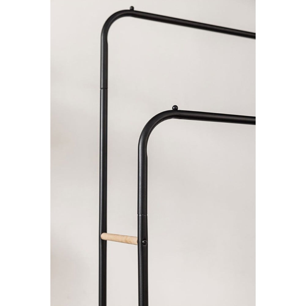 Hat stand Newlux Hangy Duo 30 Black Metal 115 x 50 x 150 cm