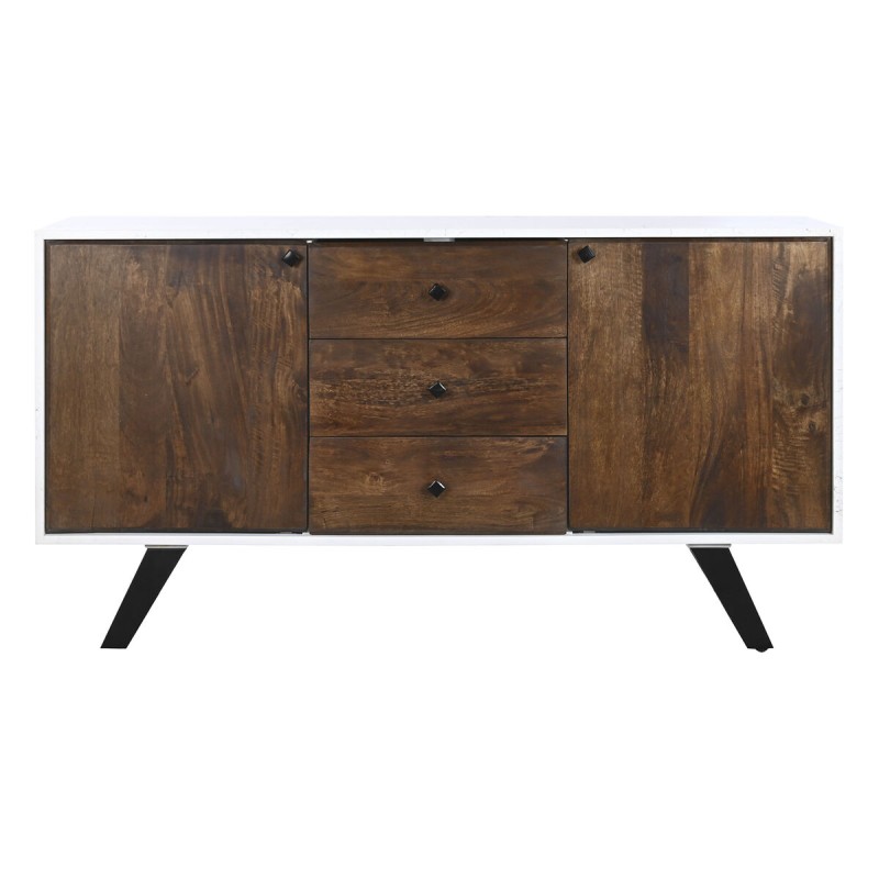 Anrichte DKD Home Decor Weiß Dunkelbraun Mango-Holz 150 x 40 x 80 cm