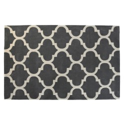 Teppich DKD Home Decor Grau Polyester 120 x 180 x 2 cm Ethnisch