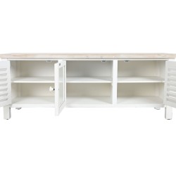 Meubles de télévision DKD Home Decor Sapin Blanc Bois MDF 120 x 40 x 45 cm