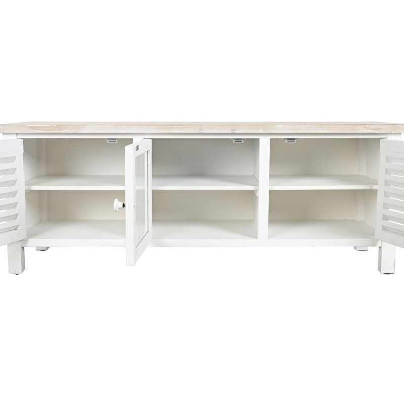 TV furniture DKD Home Decor Fir White MDF Wood 120 x 40 x 45 cm