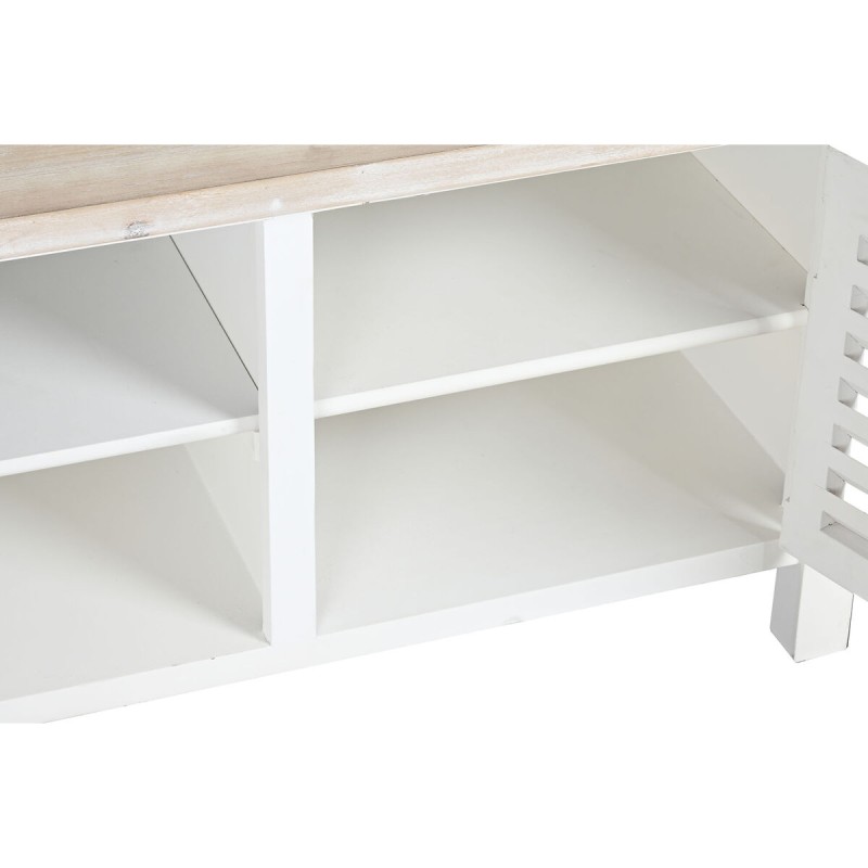 Meubles de télévision DKD Home Decor Sapin Blanc Bois MDF 120 x 40 x 45 cm