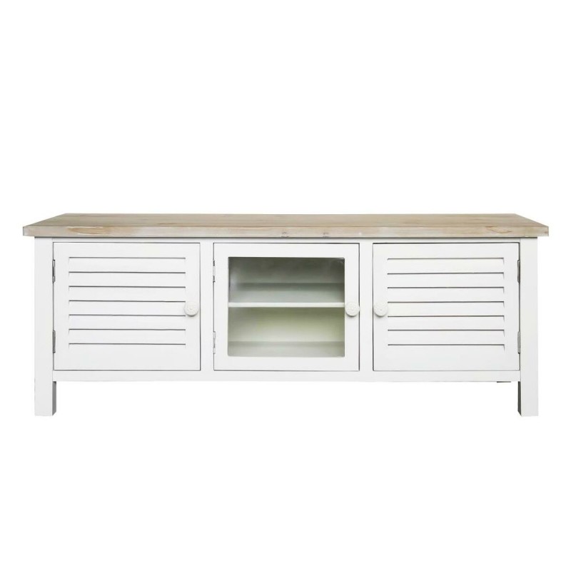 TV furniture DKD Home Decor Fir White MDF Wood 120 x 40 x 45 cm