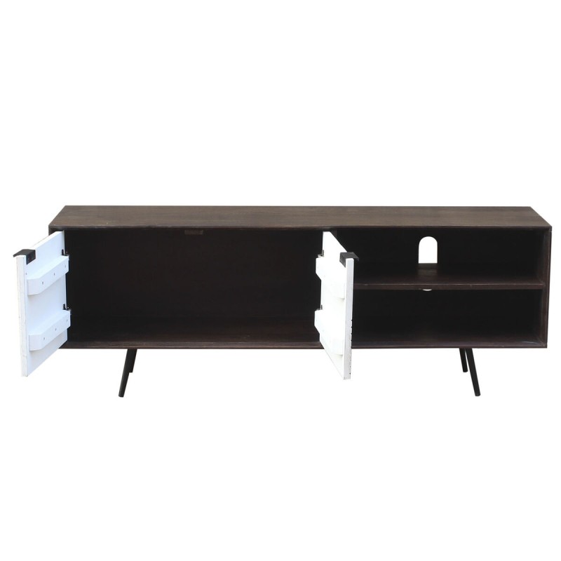 TV furniture DKD Home Decor Dark brown 140 x 35 x 50 cm Mango wood