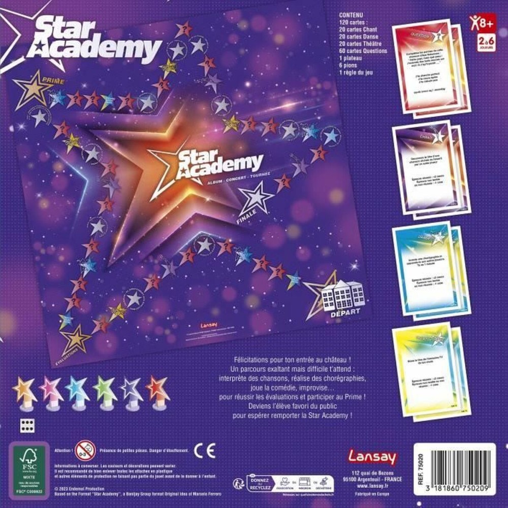 Jeu de questions-réponses Lansay Star Academy (FR) (Français)