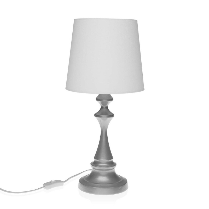 Lampe de bureau Versa Gene Gris 23 x 49 cm Métal