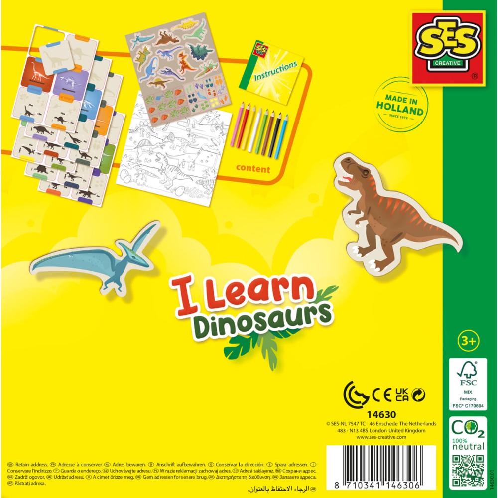 Jouet Educatif SES Creative I learn dinosaurs