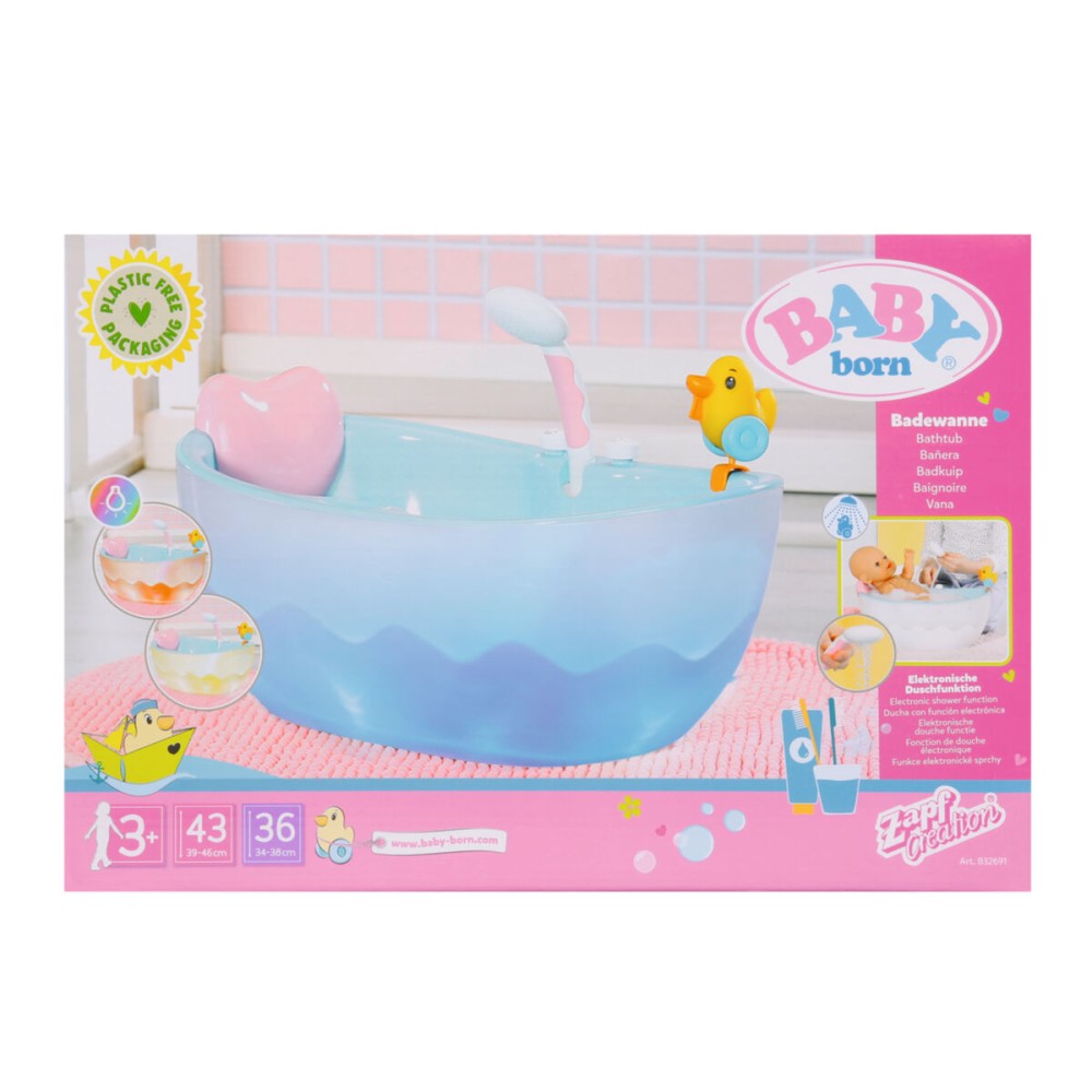 Zubehör für Puppen Baby Born Bath Bathtub