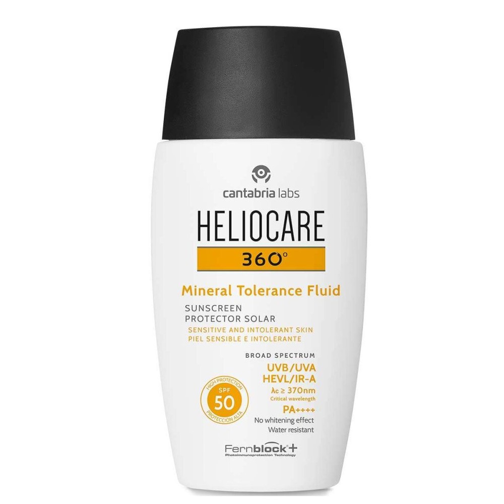 Sonnenschutzcreme für das Gesicht Heliocare 360° Mineral Tolerance Fluid Spf 50 50 ml