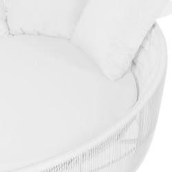 Sun-lounger Dido 160 x 160 x 76 cm Circular White