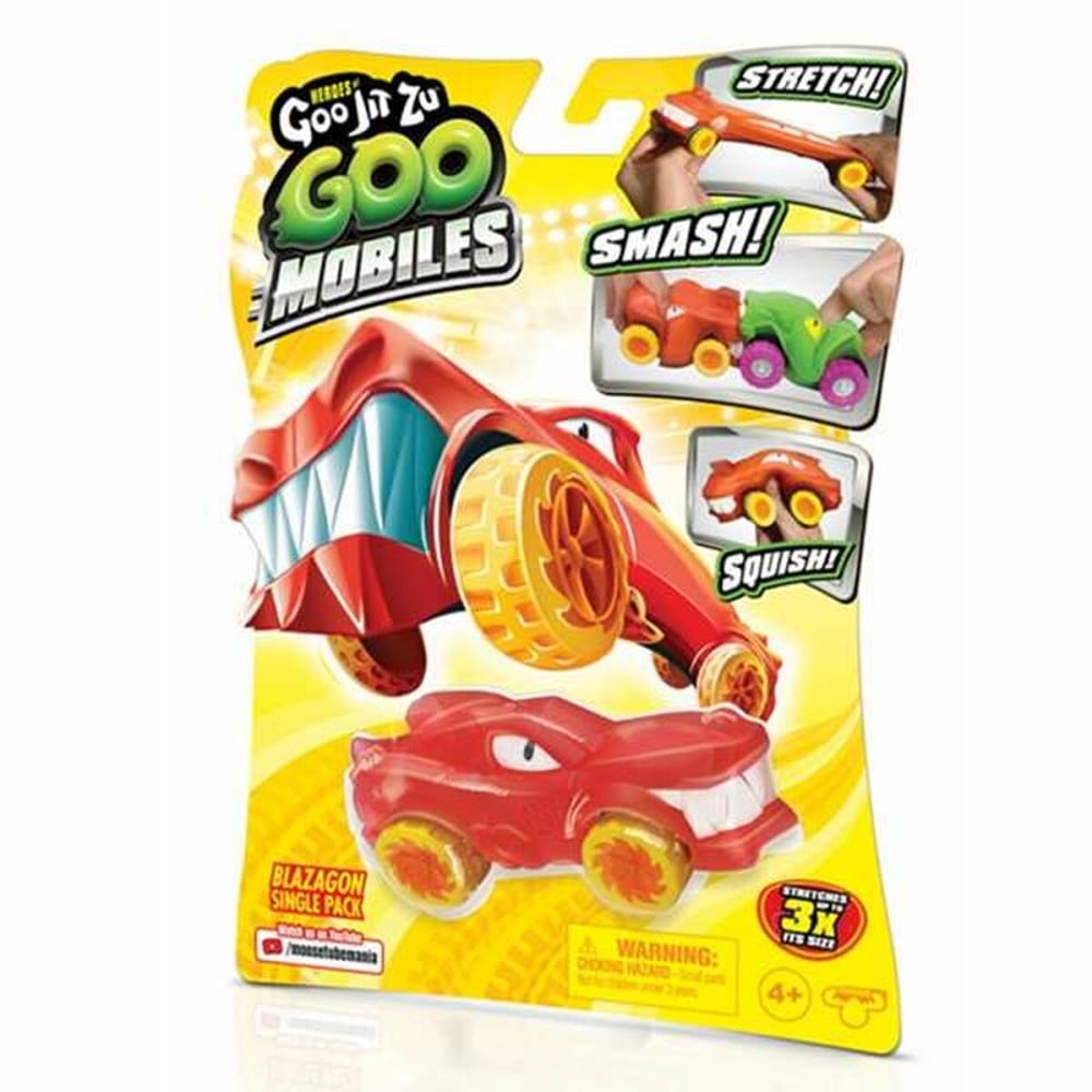 Petite voiture-jouet Bandai Goo Jit Zu 12 x 6 cm Rouge