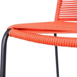 Garden chair Antea 57 x 61 x 90 cm Red Rope