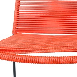 Chaise de jardin Antea 57 x 61 x 90 cm Rouge Corde