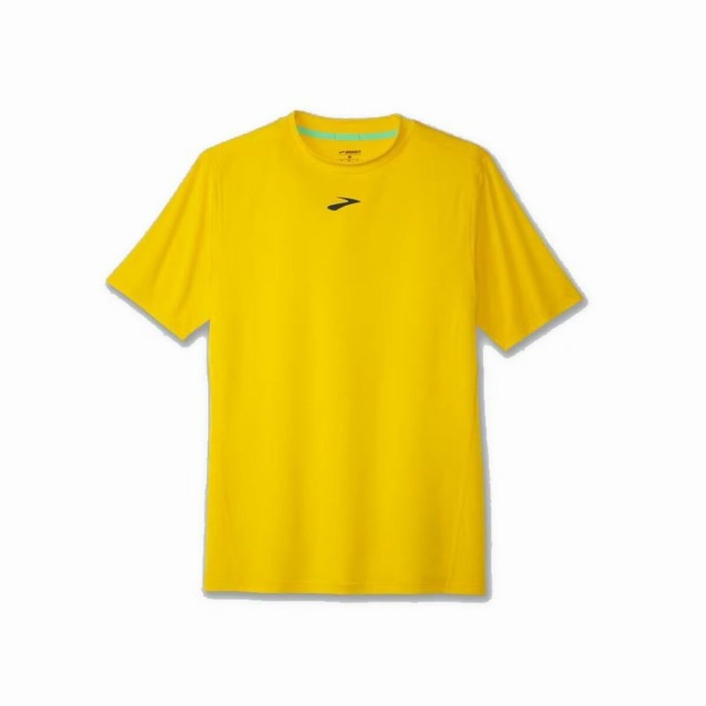 Men’s Short Sleeve T-Shirt Brooks High Point Yellow