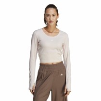 Tee-shirt Manches Longues Femme Adidas Studio Beige