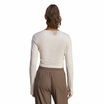 Women's long sleeve T-shirt Adidas Studio Beige