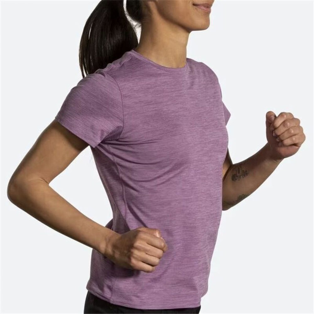 T-shirt à manches courtes femme Brooks Luxe Lila