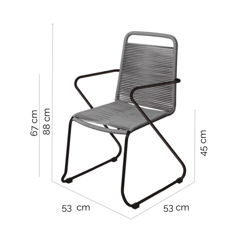 Havestol Antea 57 x 65,5 x 90 cm Schnur