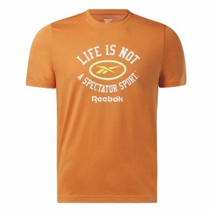 T-shirt à manches courtes homme Reebok Graphic Series Orange