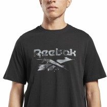 Herren Kurzarm-T-Shirt Reebok Indentity Modern Camo Schwarz Tarnfarbe