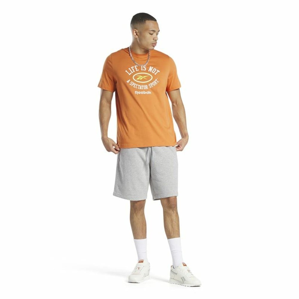 T-shirt à manches courtes homme Reebok Graphic Series Orange