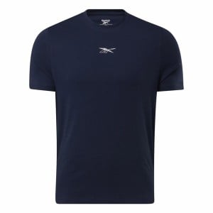 T-shirt à manches courtes homme Reebok GS Tailgate Team Bleu foncé