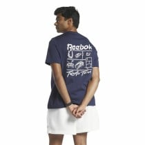 Men’s Short Sleeve T-Shirt Reebok GS Tailgate Team Dark blue