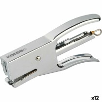 Stapler Kores Silver 7,5 X 14,5 X 2 cm Pliers (12 Units)