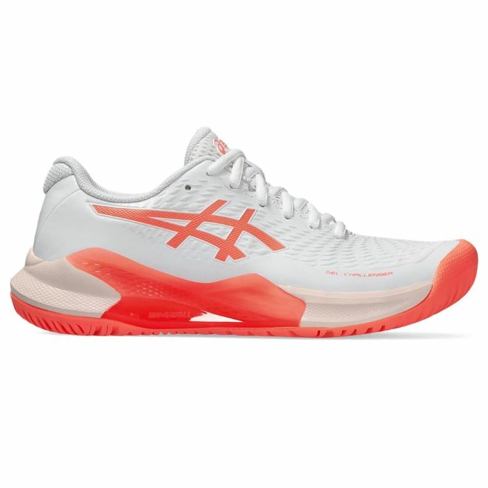 Chaussures de Tennis pour Femmes Asics Gel-Challenger 14 Blanc Orange