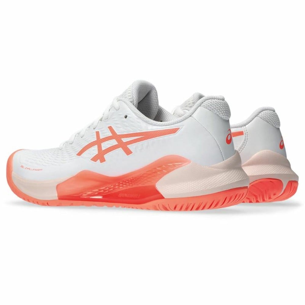 Chaussures de Tennis pour Femmes Asics Gel-Challenger 14 Blanc Orange