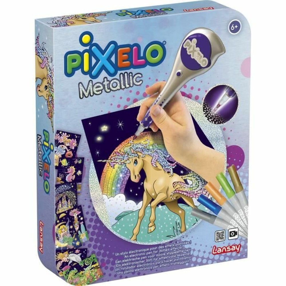 Zeichnungen zum Ausmalen Lansay Pixelo Coloring game Metal box (FR)