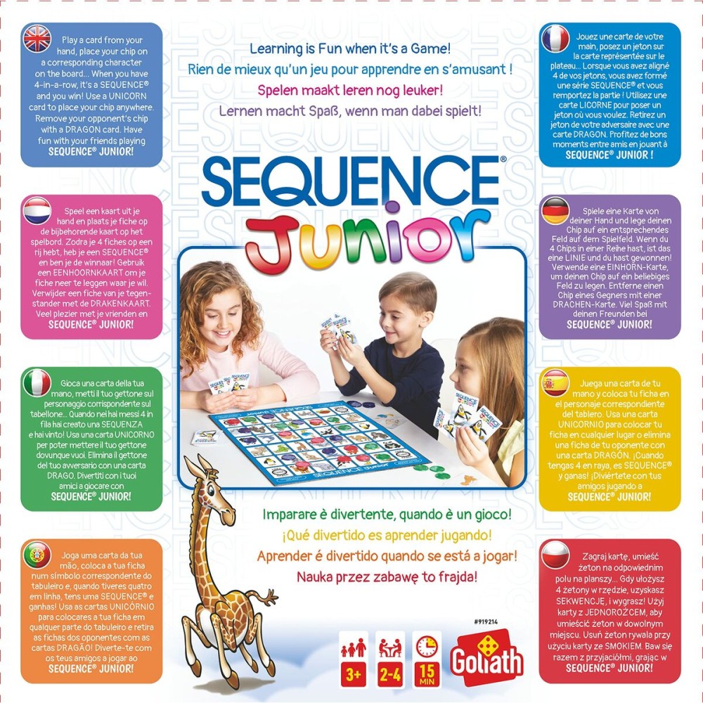 Memory Game Goliath Sequence Junior