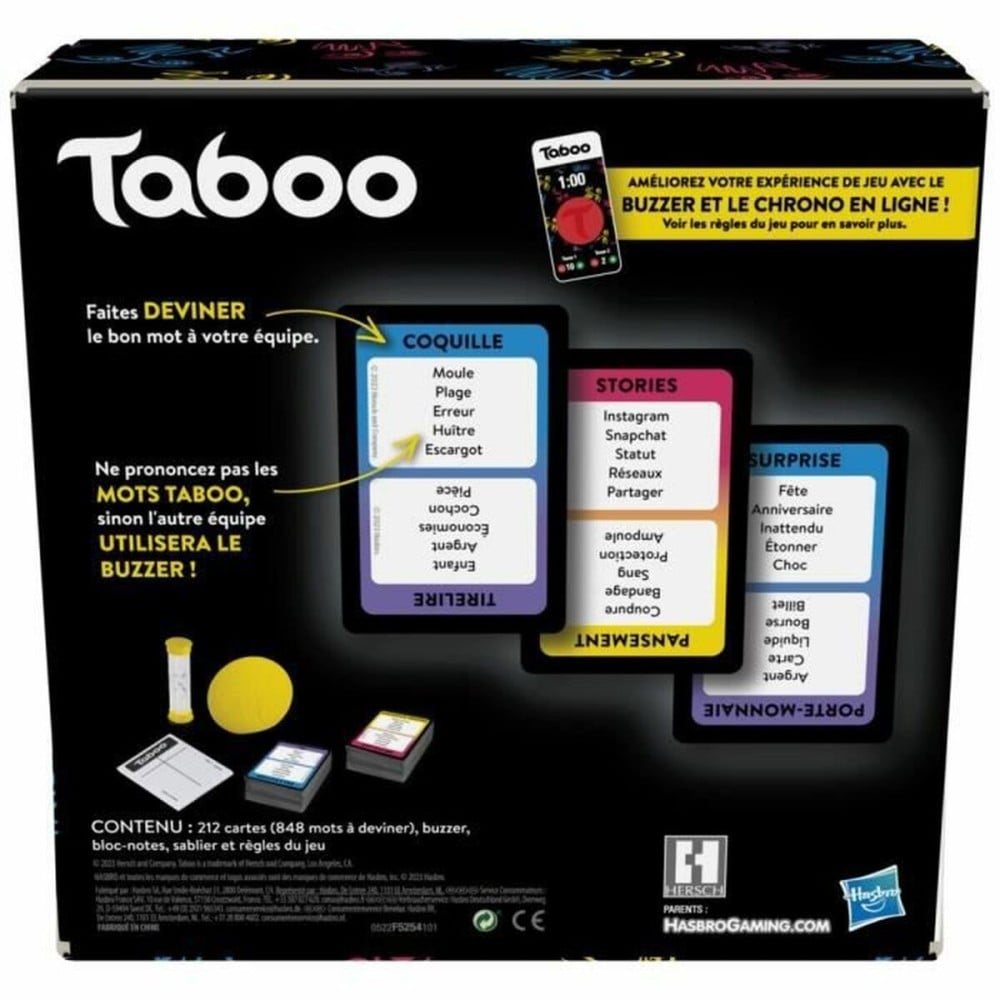 Quiz game Hasbro Taboo