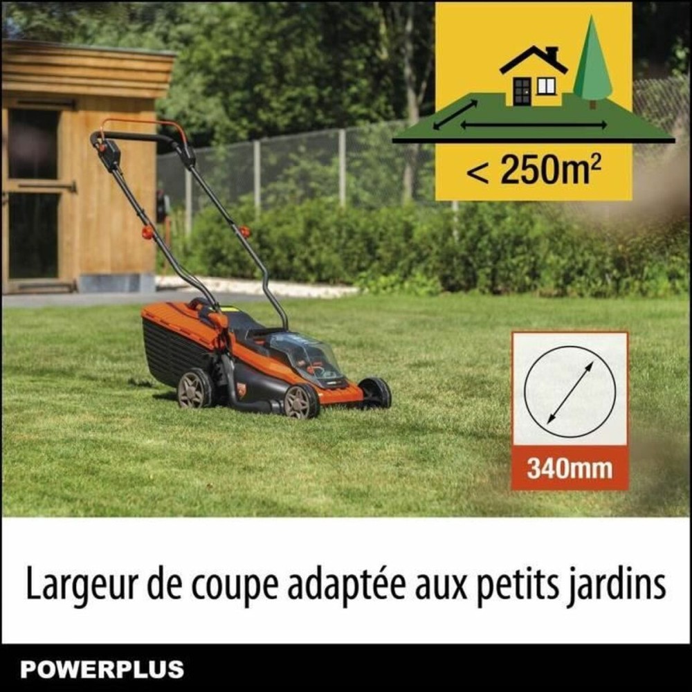 Lawn Mower Powerplus Dual Power 4Ah battery 20 V