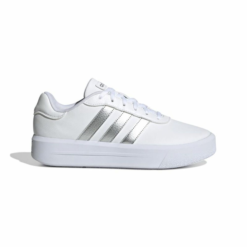 Casual Damenturnschuh Adidas Court Platform Weiß