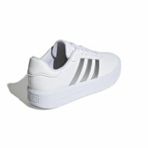 Casual Damenturnschuh Adidas Court Platform Weiß