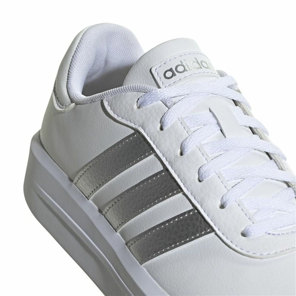 Casual Damenturnschuh Adidas Court Platform Weiß