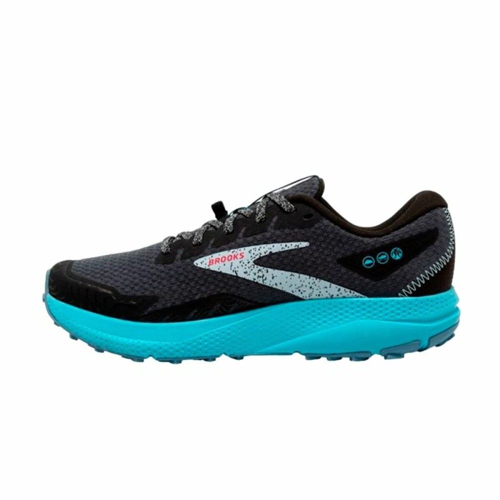 Laufschuhe für Damen Brooks Divide 4 Blau Schwarz