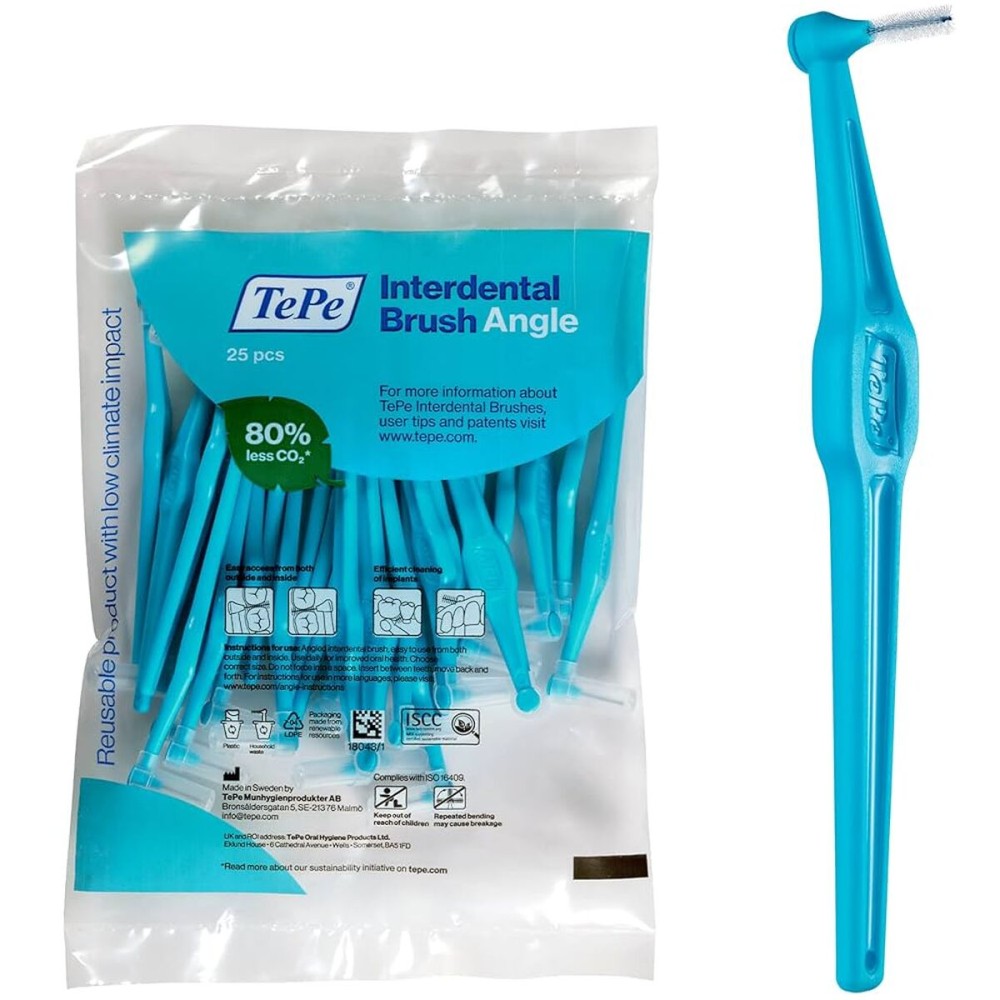 Interdentalbürsten Tepe Angle Blau 0,6 mm 25 Stück