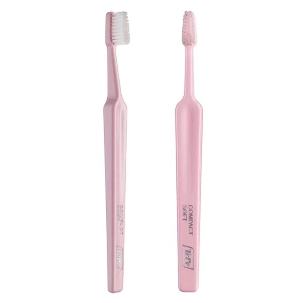 Brosse à Dents Tepe Compact Soft Rose