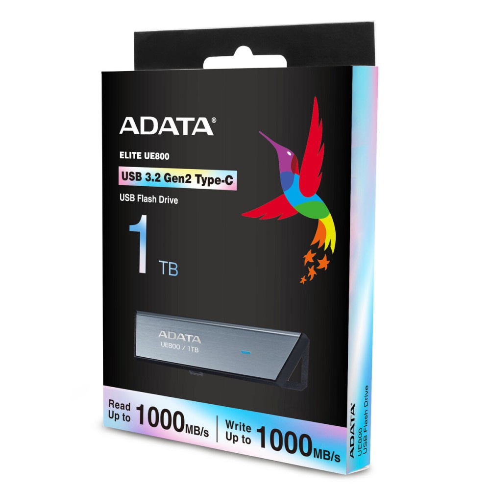 USB stick Adata AELI-UE800-1T-CSG 1 TB Black Silver