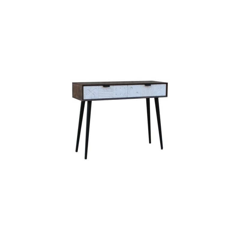 Console DKD Home Decor Métal Bois de manguier 105 x 35 x 77 cm